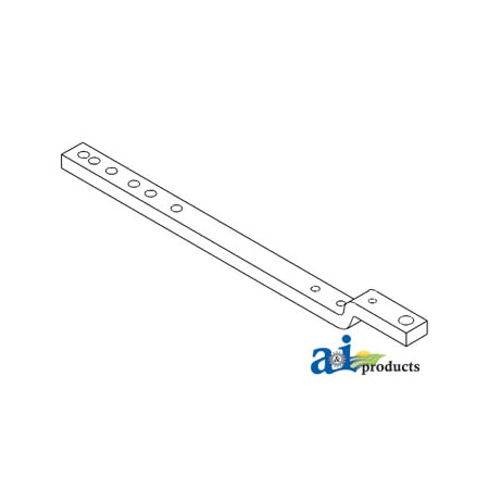 Drawbar W/ 2.500 Offset 42.2 X2.5 X1.2